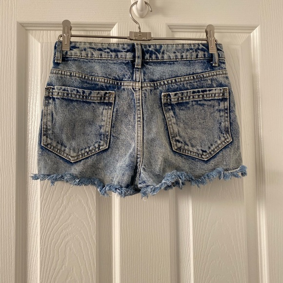 blue denim shorts - Picture 10 of 14